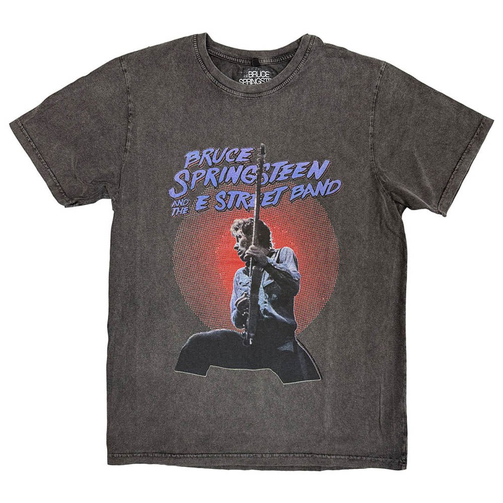 BRUCE SPRINGSTEEN ブルーススプリングスティーン (11月 映画公開 記念 ) - Live Photo / Stone Wash / Tシャツ / メンズ - PGS